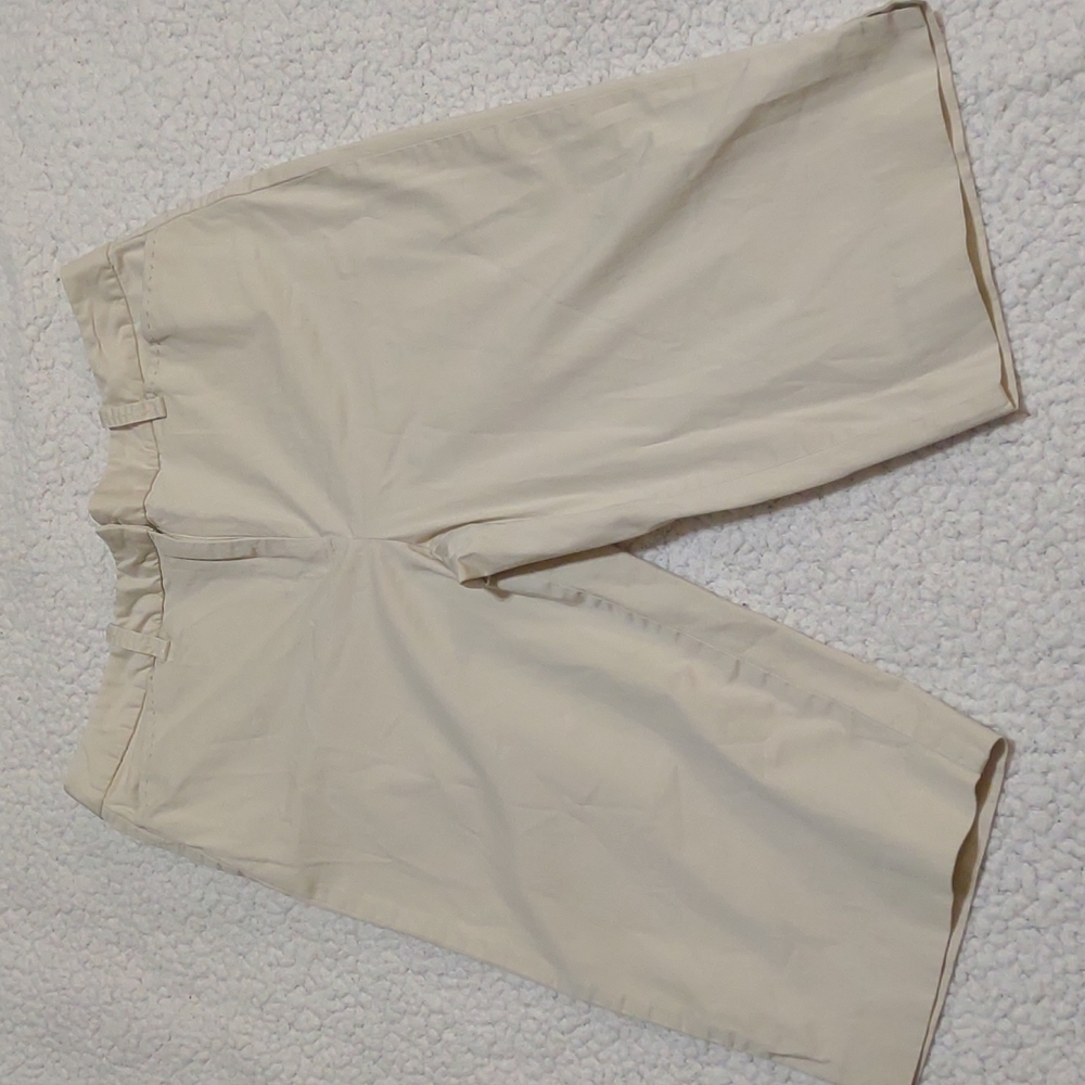 Talbot's Petite Stretch Chino Bermuda Shorts Size 8